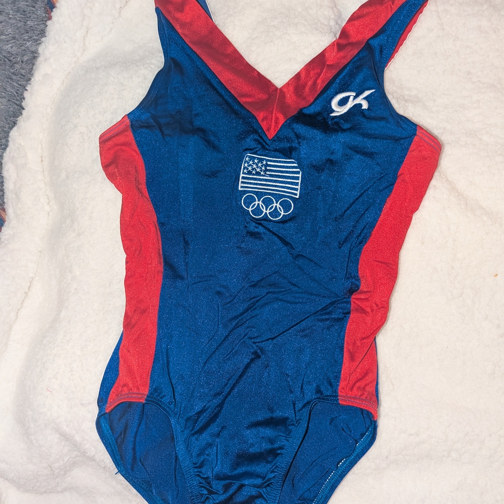 GK Red and Blue Leotard